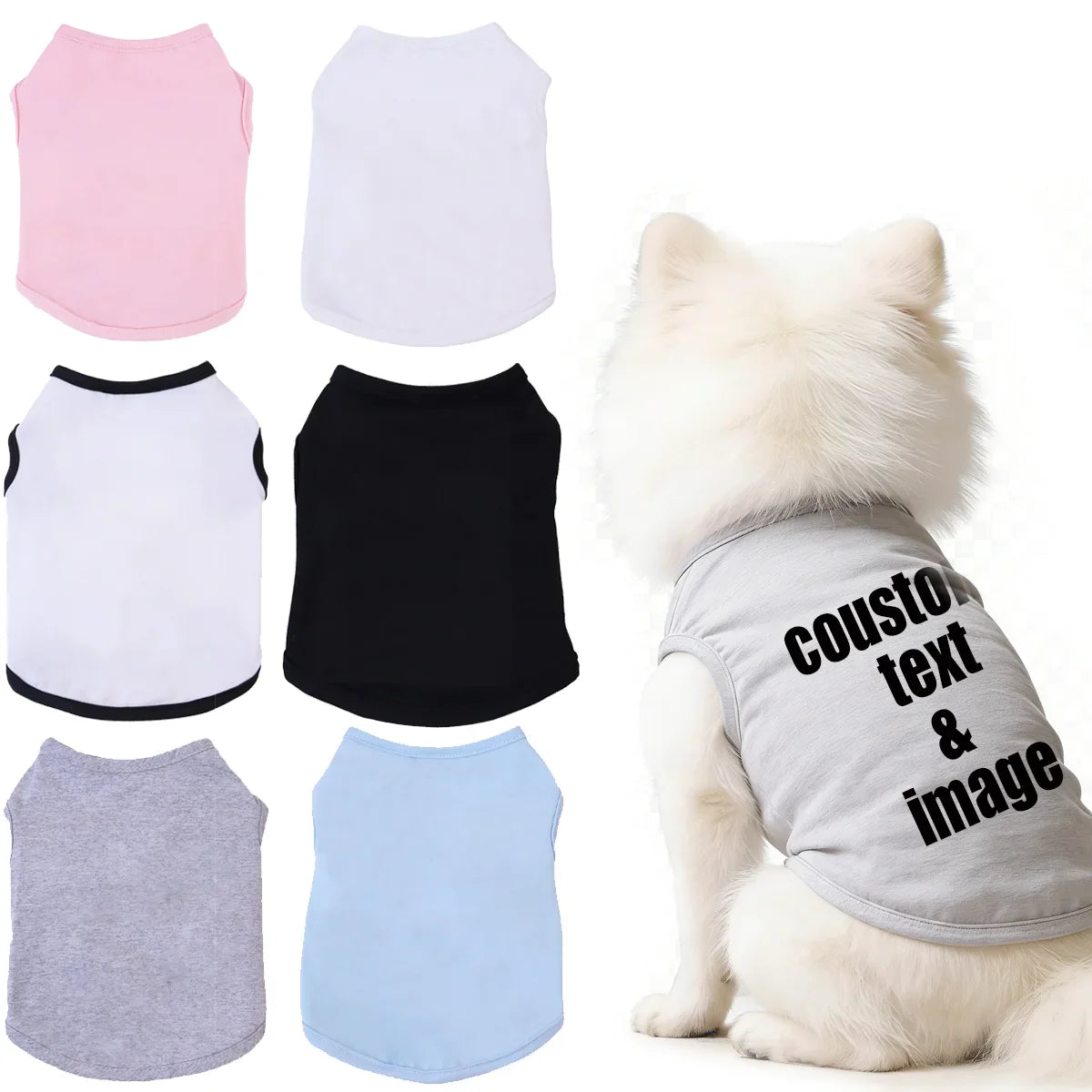 Customized Pet Vests Breathable Summer - MyPetDollar.com