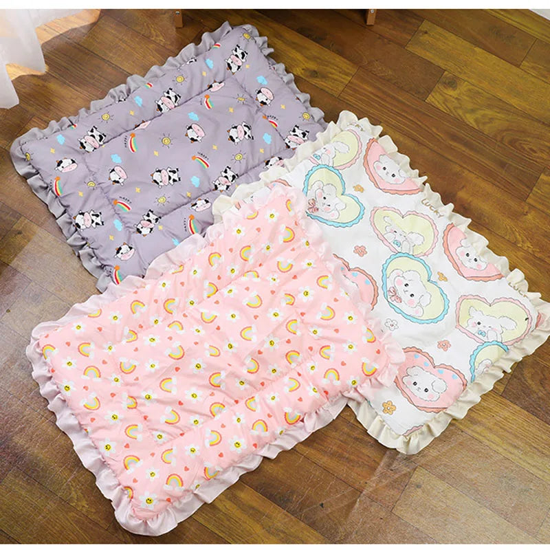 Warm Dog Bed Sofa Pet Sleeping Mat Flannel - MyPetDollar.com