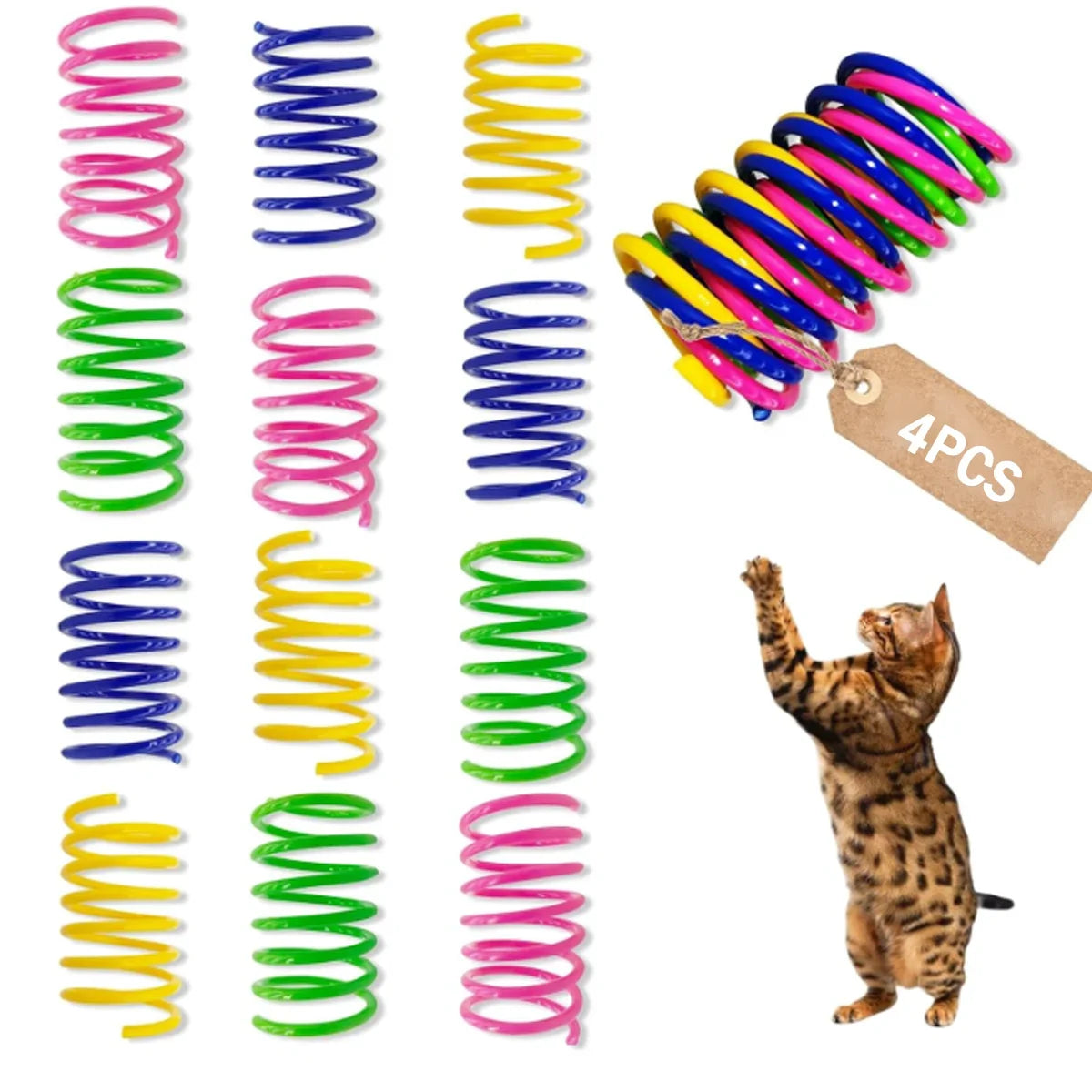 4 Pcs Cat Toys For Indoor Cats Interactive - MyPetDollar.com