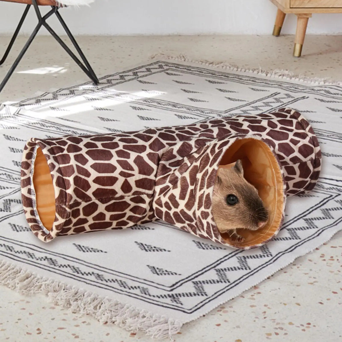 Guinea Pig Tunnel Tube Pet Collapsible Interactive Toy – 3 Colors