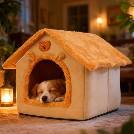 Winter Pet House Pets Tent Cozy Cave Nest - MyPetDollar.com