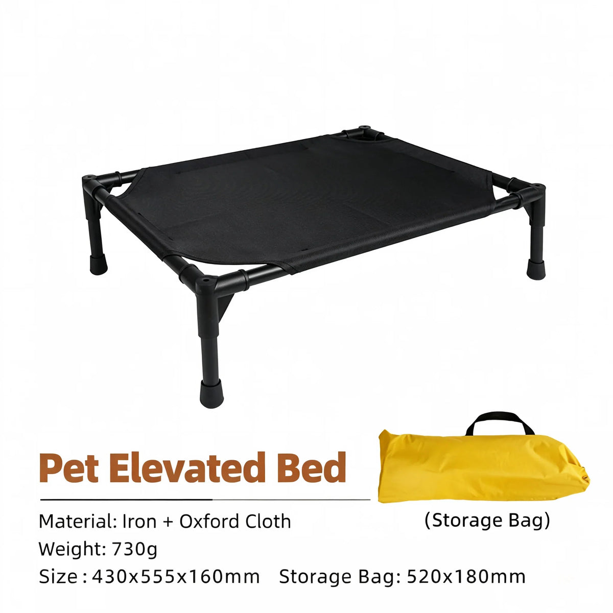 CLS Pet Camping Cot for Small Medium Dogs –, Waterproof
