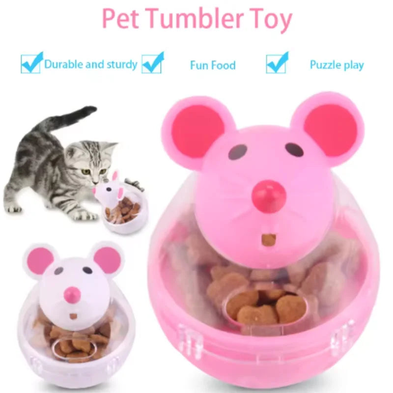 Pet Feeder Cat Toy Mouse Rolling Food - MyPetDollar.com