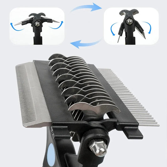 Raymax 3 In 1 Pet Deshedding Brush Dog Hair - MyPetDollar.com