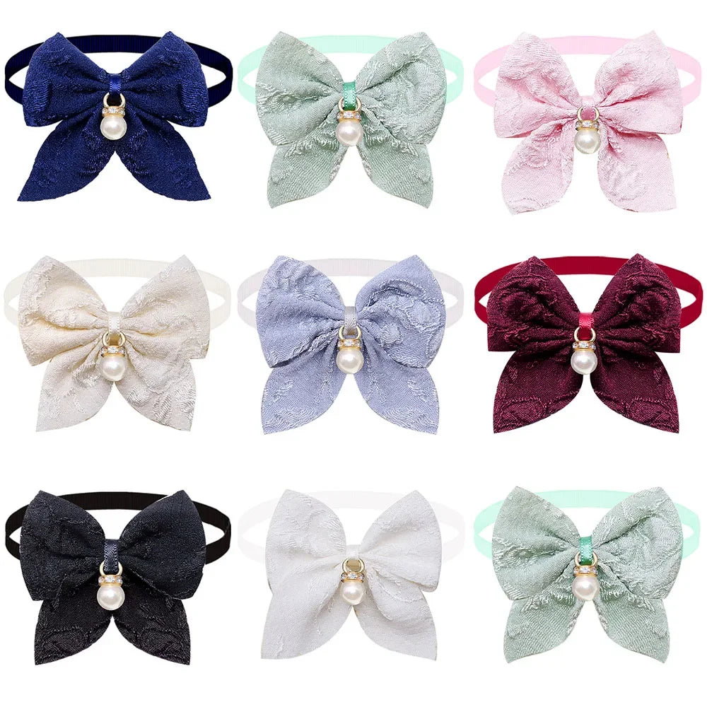 New 50pcs Dog Bowties Pet Neckties Exquisite - MyPetDollar.com