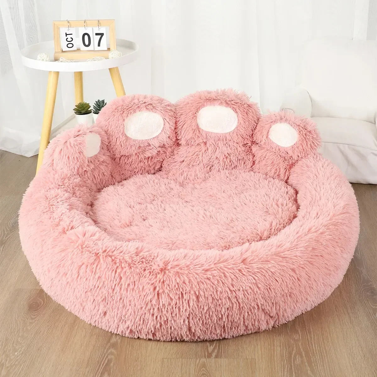 Winter Bear‑Paw Shaped Pet Sofa Bed Soft - MyPetDollar.com