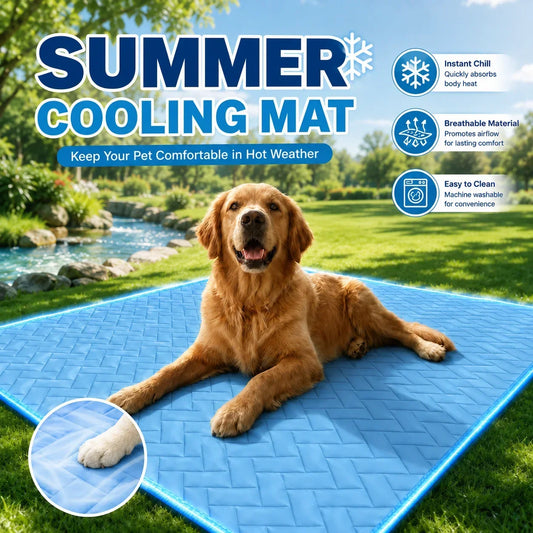 Instant Cool Breathable Dog Cooling Mat, - MyPetDollar.com
