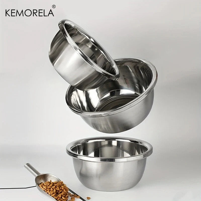 Premium Large Stainless Steel Dog Bowl Thick - MyPetDollar.com