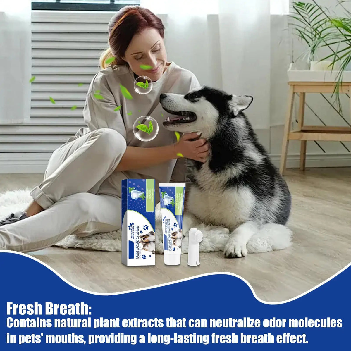 Pet Toothbrush And Toothpaste Teeth Cleaning - MyPetDollar.com