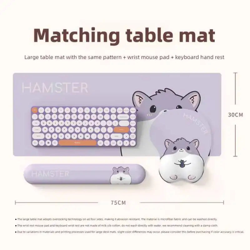 Kawaii Animals Style Girl Ergonomics Mouse - MyPetDollar.com