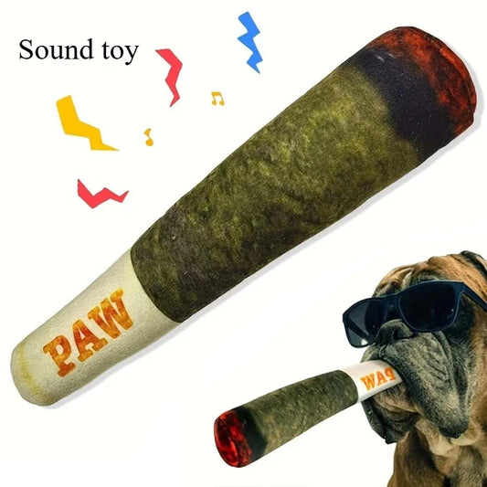 Dog Sound Toy Green Imitation Cigarette - MyPetDollar.com