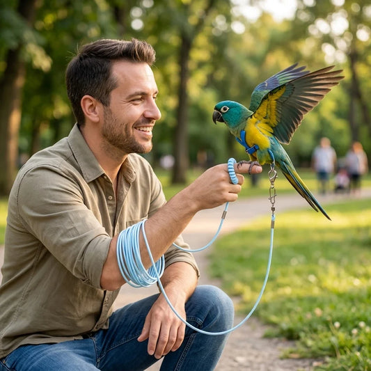 Professional Parrot Leash Safety Ankle Strap - MyPetDollar.com