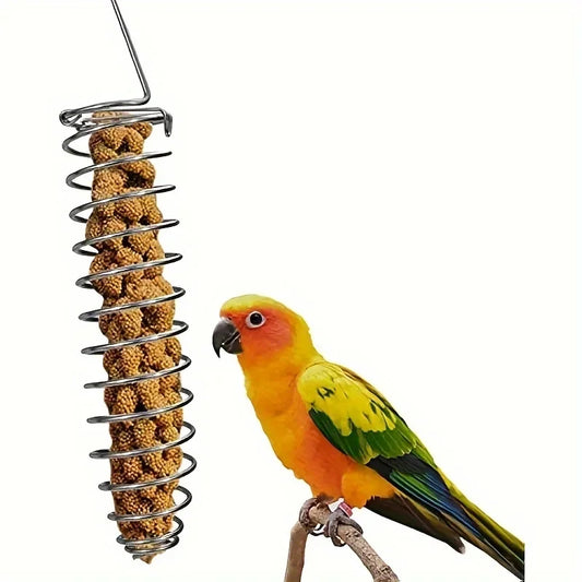 Stainless Steel Parrot Forager Feeder - MyPetDollar.com