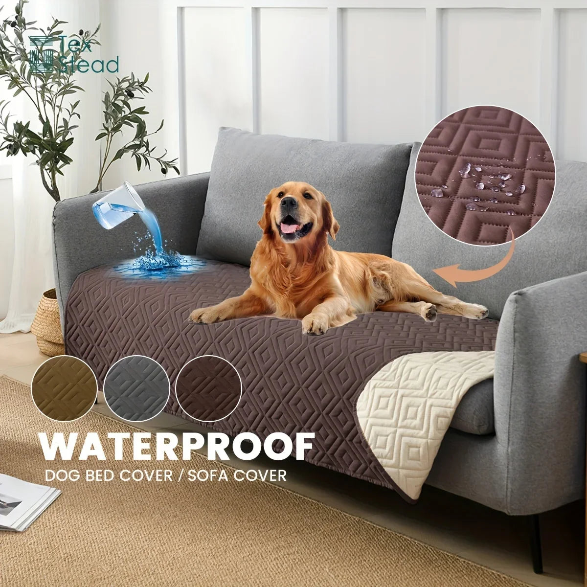 1PC ANTI-LEAKAGE Dog Bed Cover Pet Blanket - MyPetDollar.com