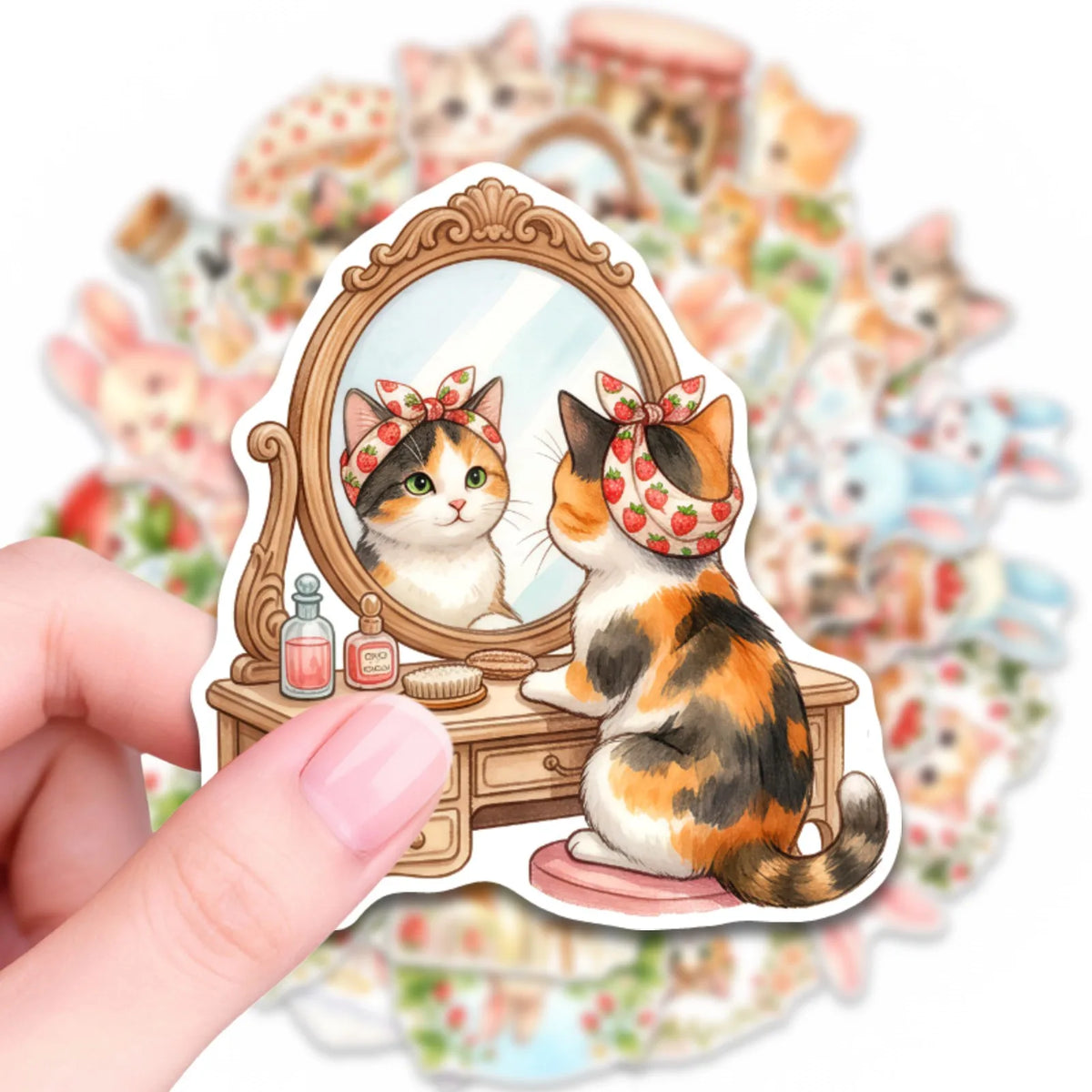 50-Pack Healing Strawberry Cat & Rabbit - MyPetDollar.com