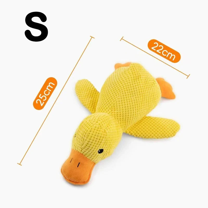 Yellow Duck Dog Plush Toy