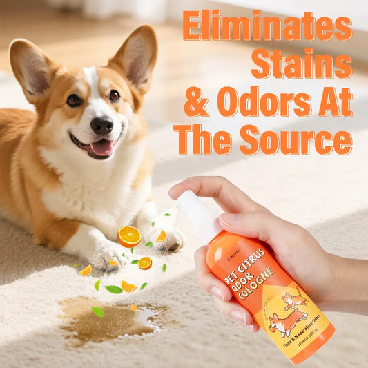 Citrus Enzymatic Pet Deodorizing Spray – Poop Bags, Litter & Cleanup