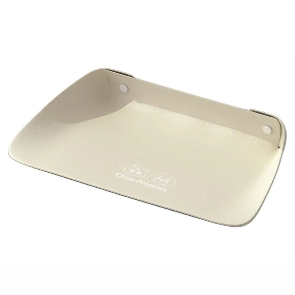 PU Leather Pet Anti Spill Placemat Waterproof Oil Resistant – 3 Colors