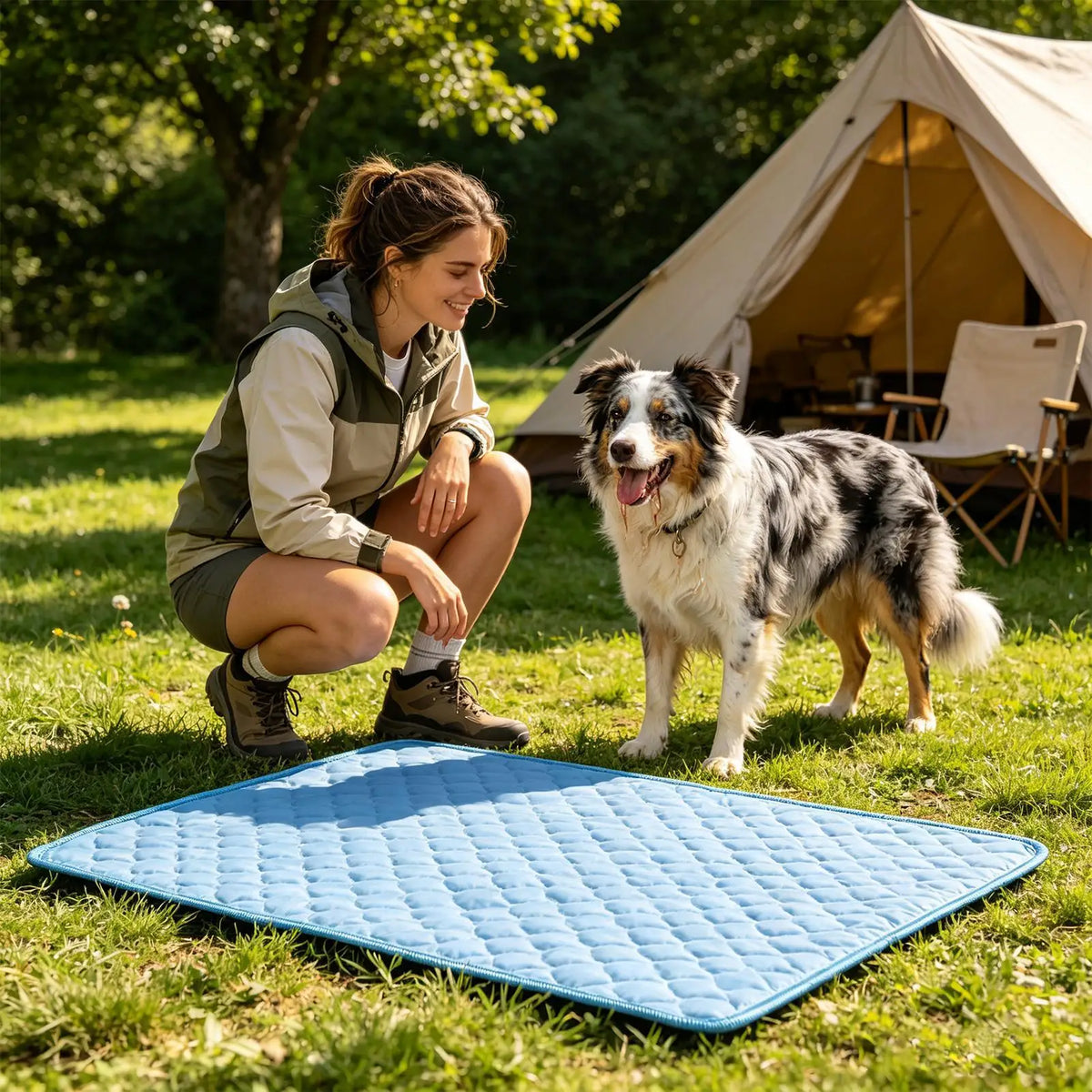 Ice Cool Dog Cooling Mat Summer Pet Cold Bed - MyPetDollar.com