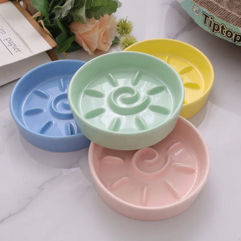 Pet Slow Food Bowl,Cat Food Bowl Prevent - MyPetDollar.com
