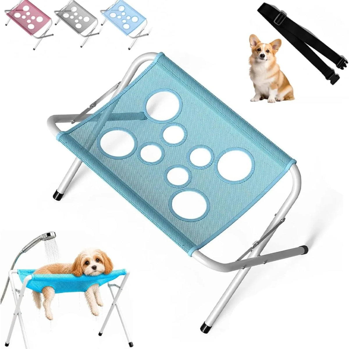 Dog Grooming Hammock Foldable Pet Paw - MyPetDollar.com