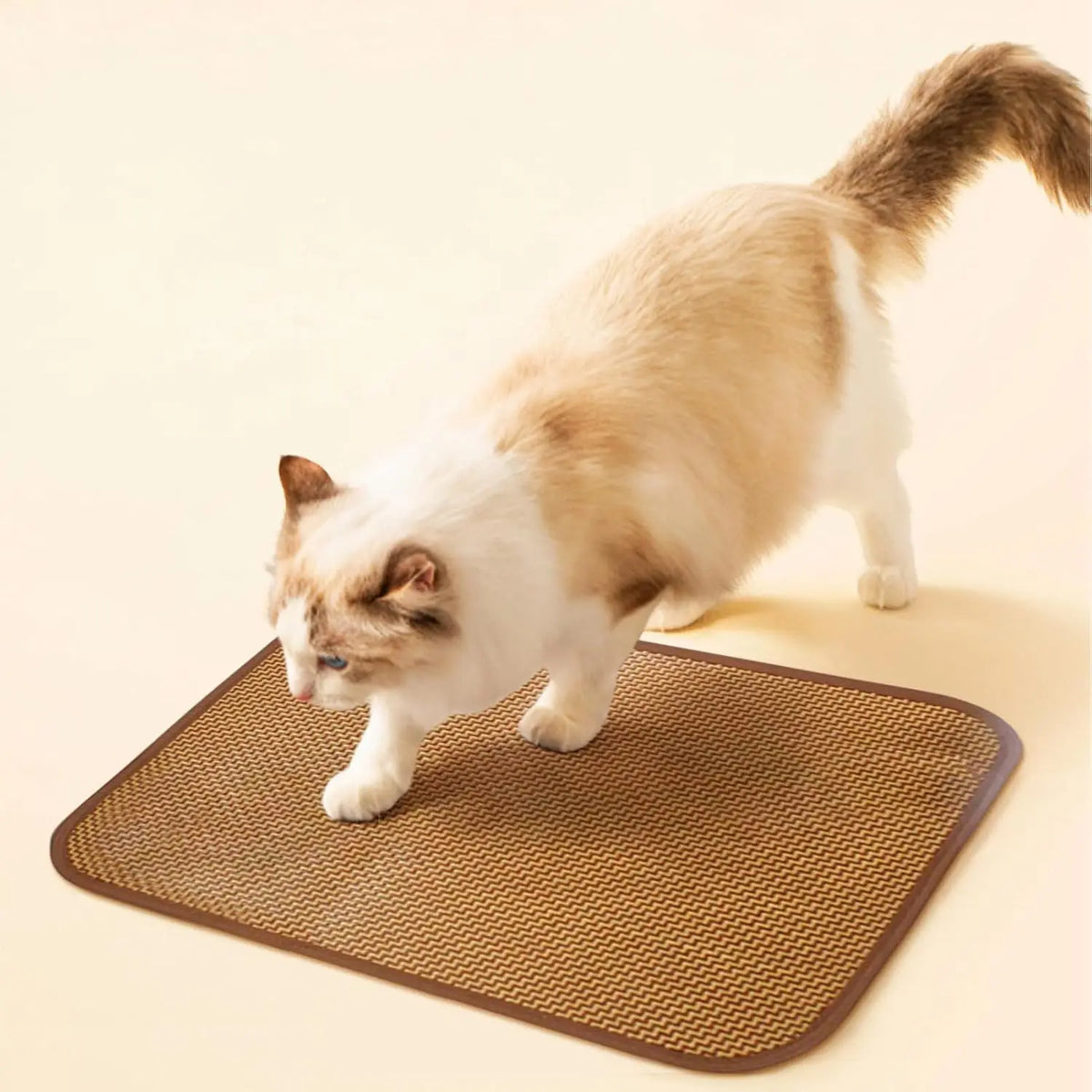 Dog & Cat Cooling Mat Summer Bamboo Rattan Sleeping Pad