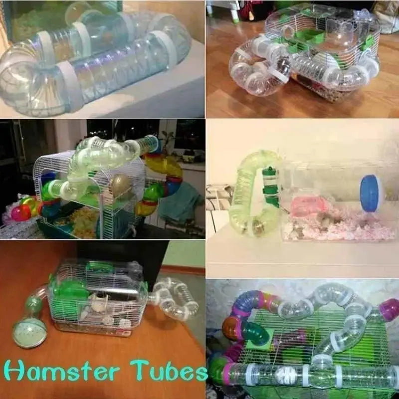 U-shaped Plastic Pipe Toy Hamster Cage - MyPetDollar.com