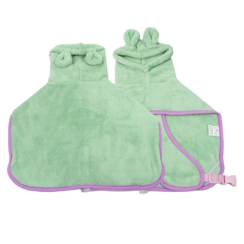 Microfiber Dog Bathrobe Super Absorbent Pet - MyPetDollar.com
