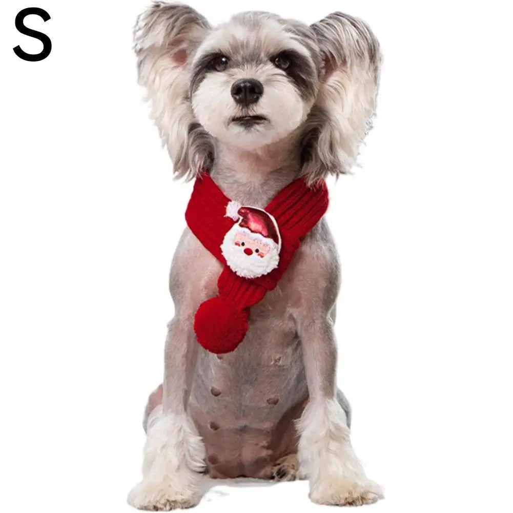 Knitted Pet Scarf Christmas Holiday Dog - MyPetDollar.com