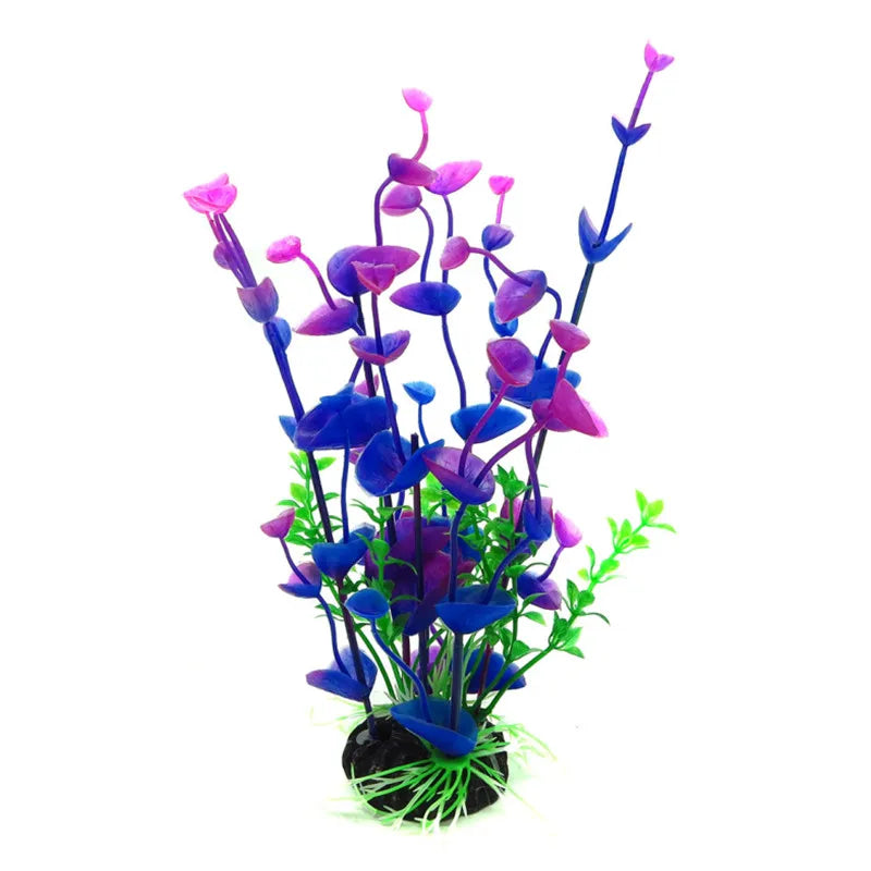 Artificial Plastic Water Plant Grass for Fish Tank – 3 Colors