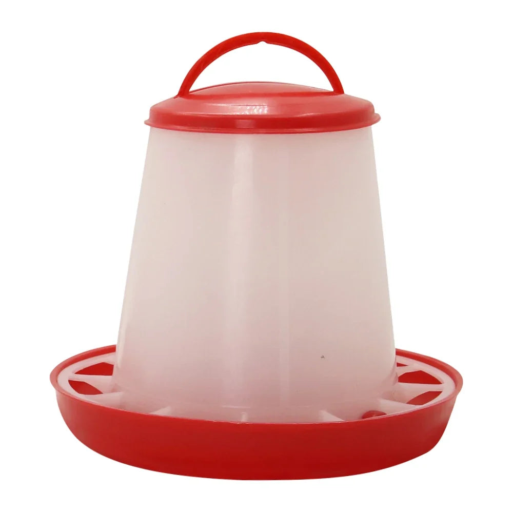 Chicken Poultry Feeder and Waterer Water Food Dispenser – 3 Colors