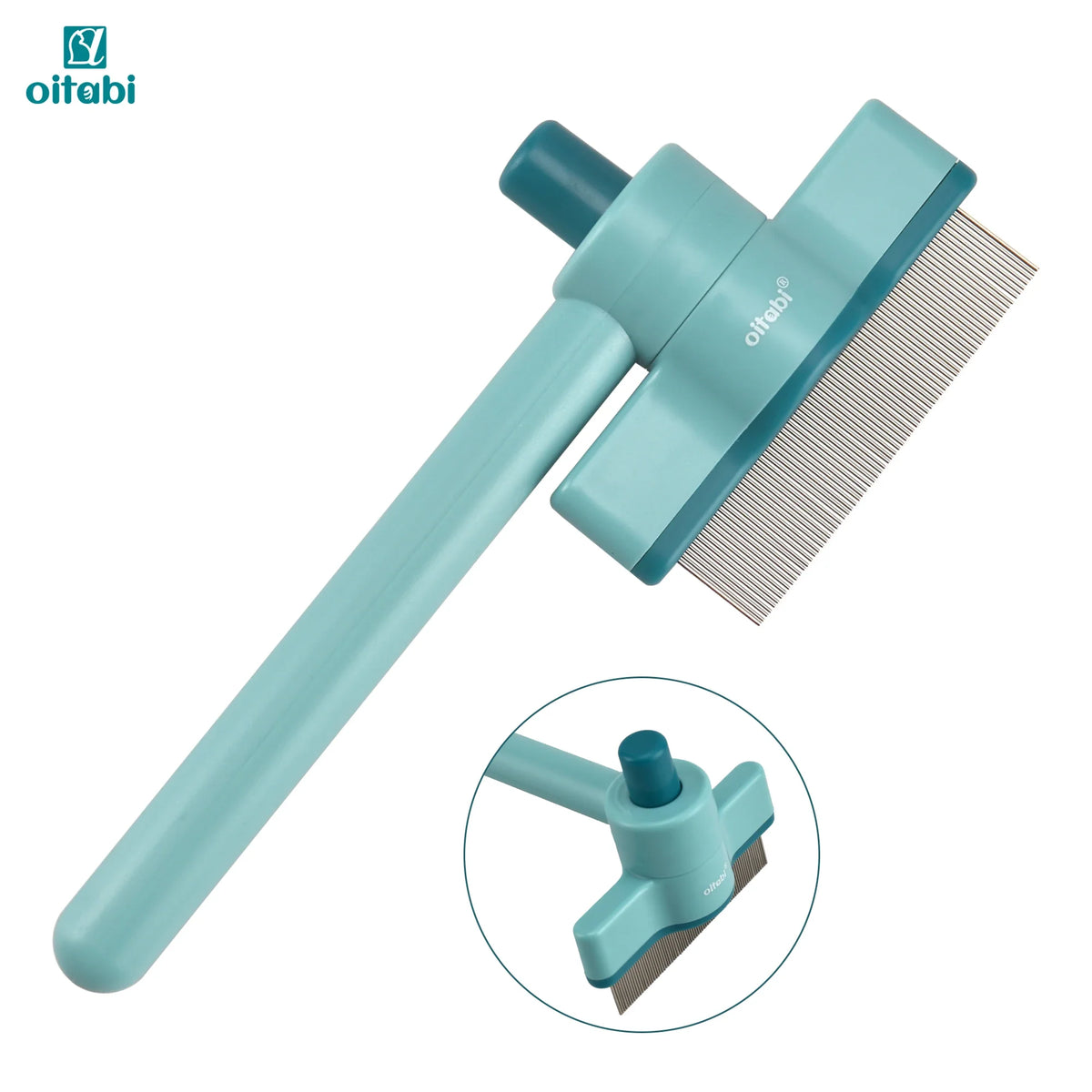 Oitabi Pet Hair Removal Comb Flea Cat & Dog Lice – 3 Colors