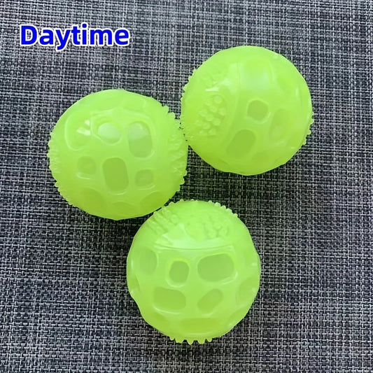 1pc Glow in The Dark Dog Toy Ball,Pet TPR - MyPetDollar.com