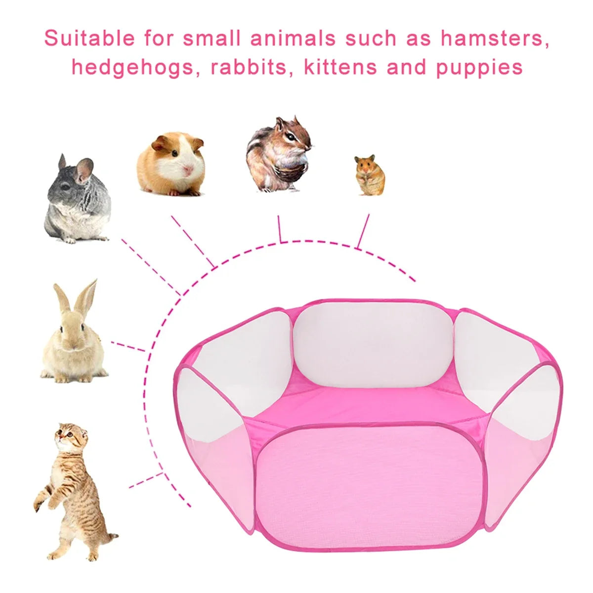Pet Playpen Outdoor Breathable Small Animals - MyPetDollar.com