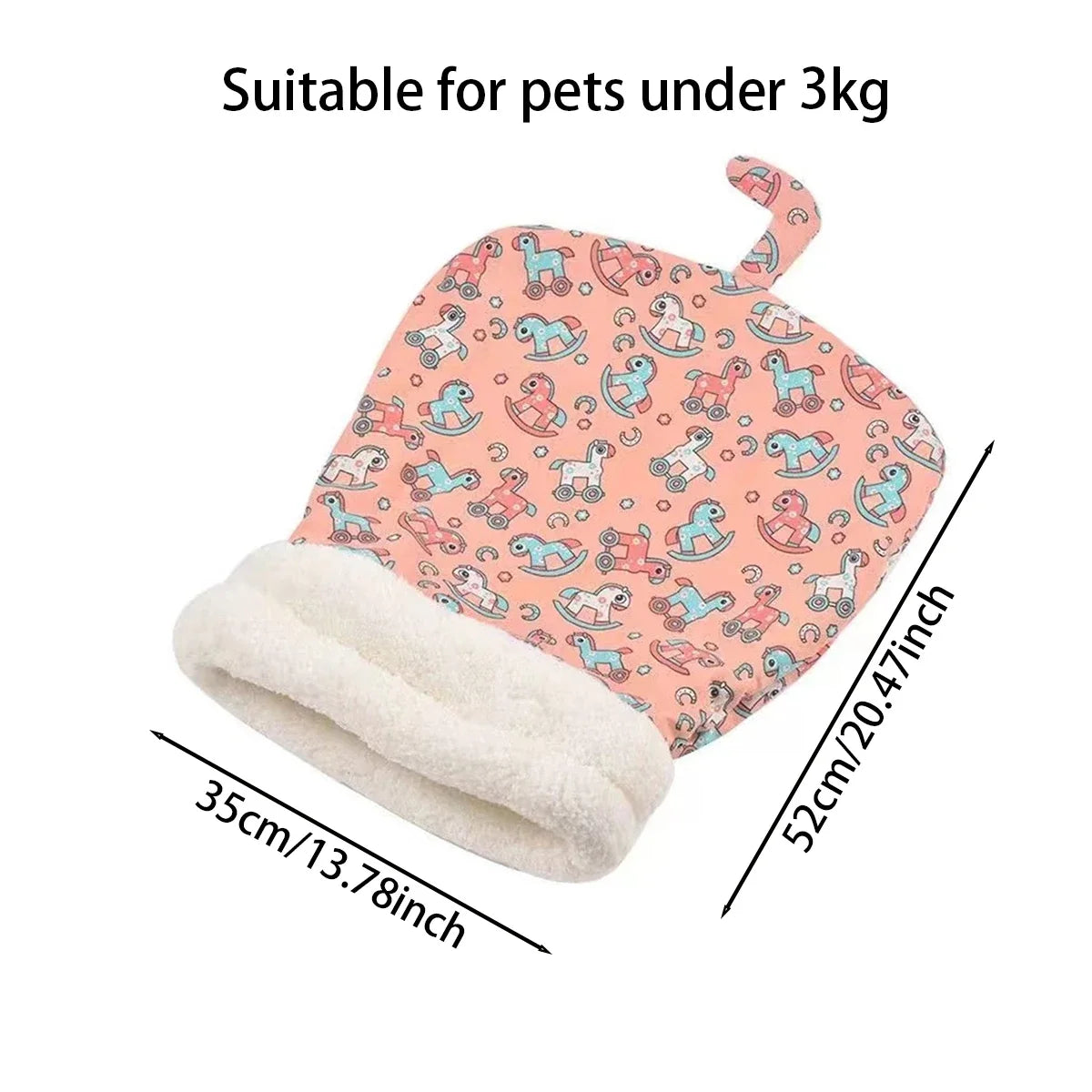 Cat Sleeping Bag Soft Cuddly Fluffy Feel - MyPetDollar.com