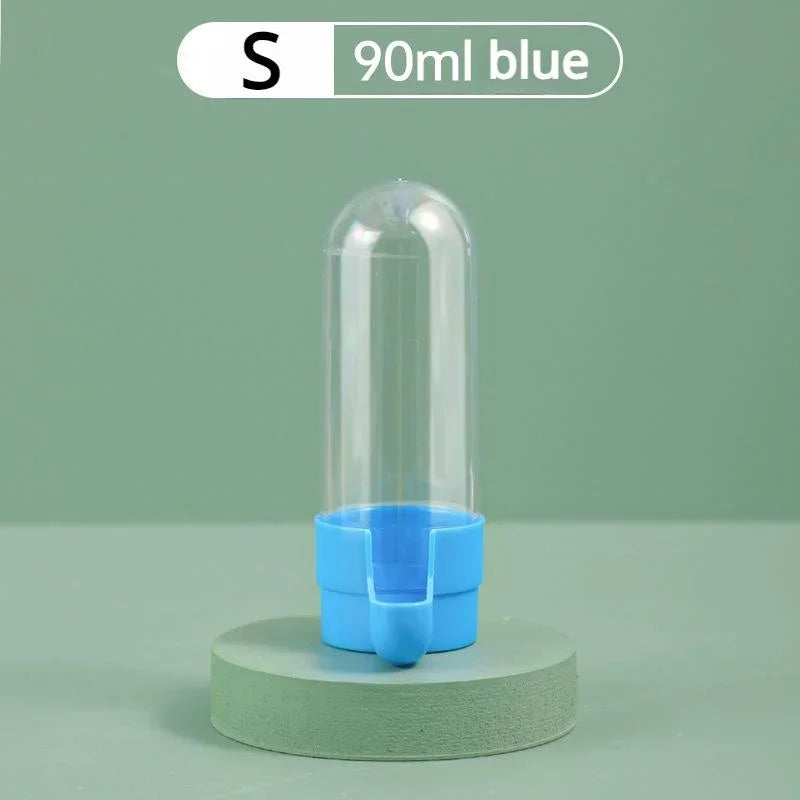 Hanging Pet Food Feeder Squirrel Parrot Water Dispenser – 4 Colors