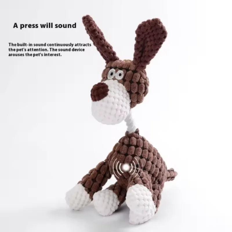 Dog Toys Puppy Squeaker Squeaky Plush Bone - MyPetDollar.com