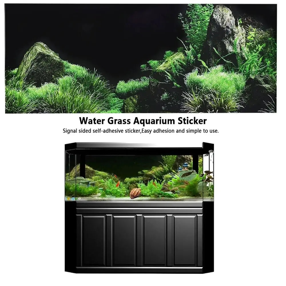 1Pcs PVC Aquarium Background Sticker Water - MyPetDollar.com