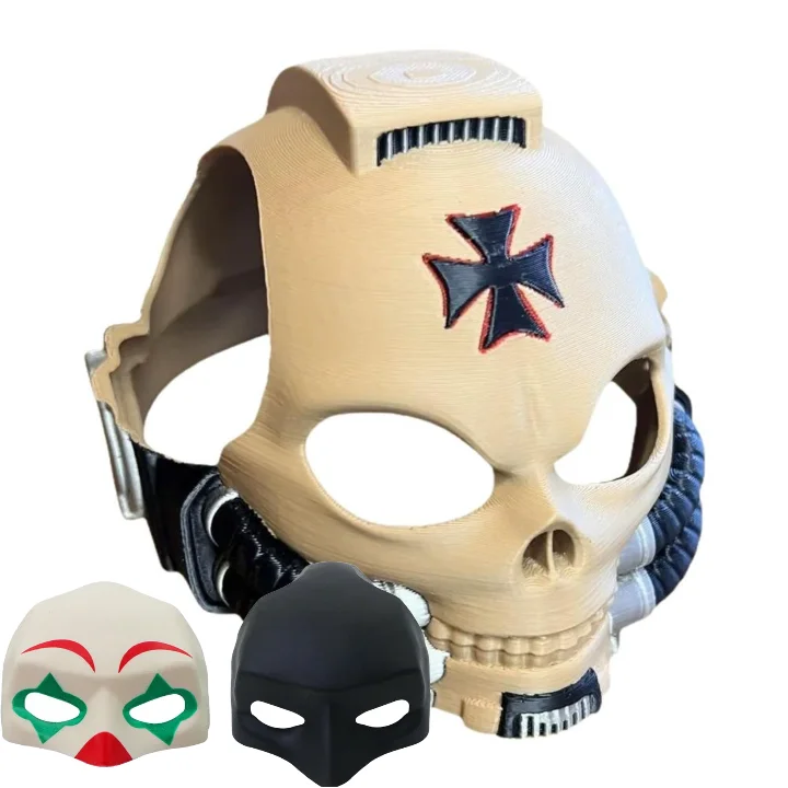 1 2 Cat & Dog Helmet Outfit Funny Mask Bat 3D Printed Cosplay – 5 Colors