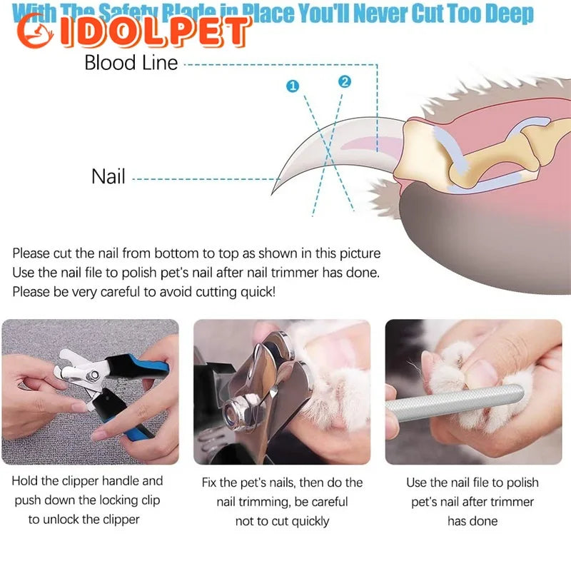 Professional Pet Nail Clipper with Safety - MyPetDollar.com