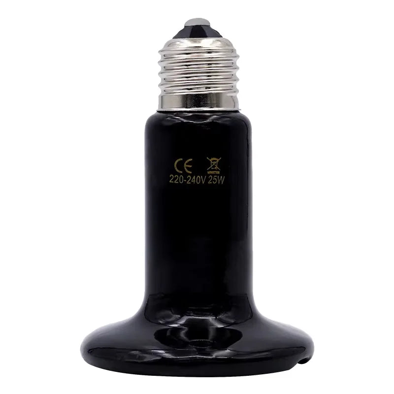 Pet Heating Lamp Black Infrared Ceramic Emitter Heat Light – 15 Colors