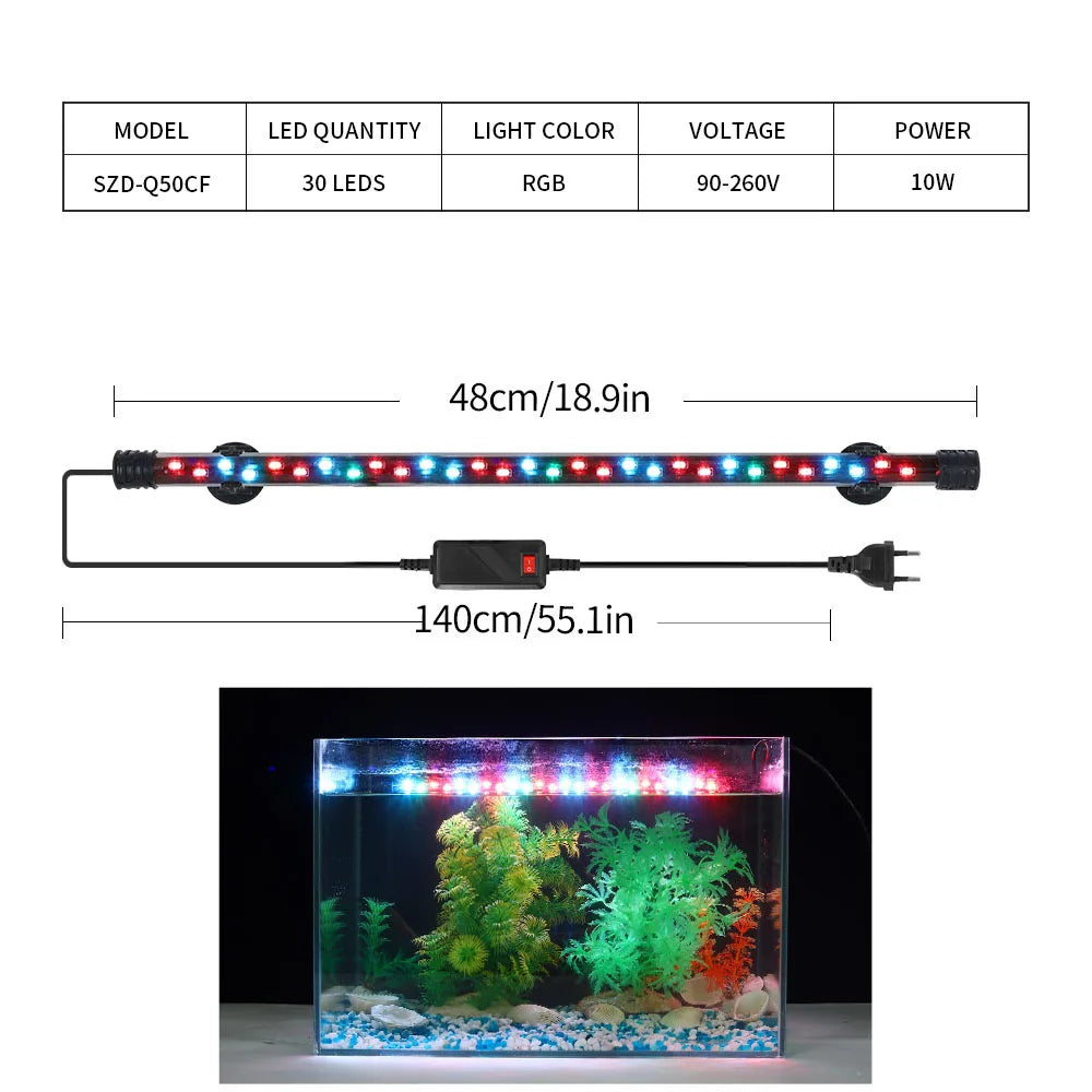 90-260V Aquarium Light LED Waterproof Fish - MyPetDollar.com
