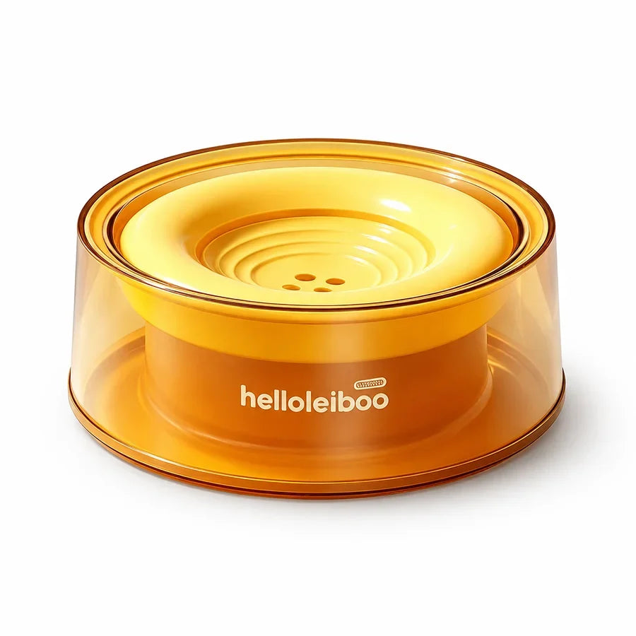 1200ml Floating Dog Bowl Anti Splash Slow Drinking Food Feeder – Dog Supplies
