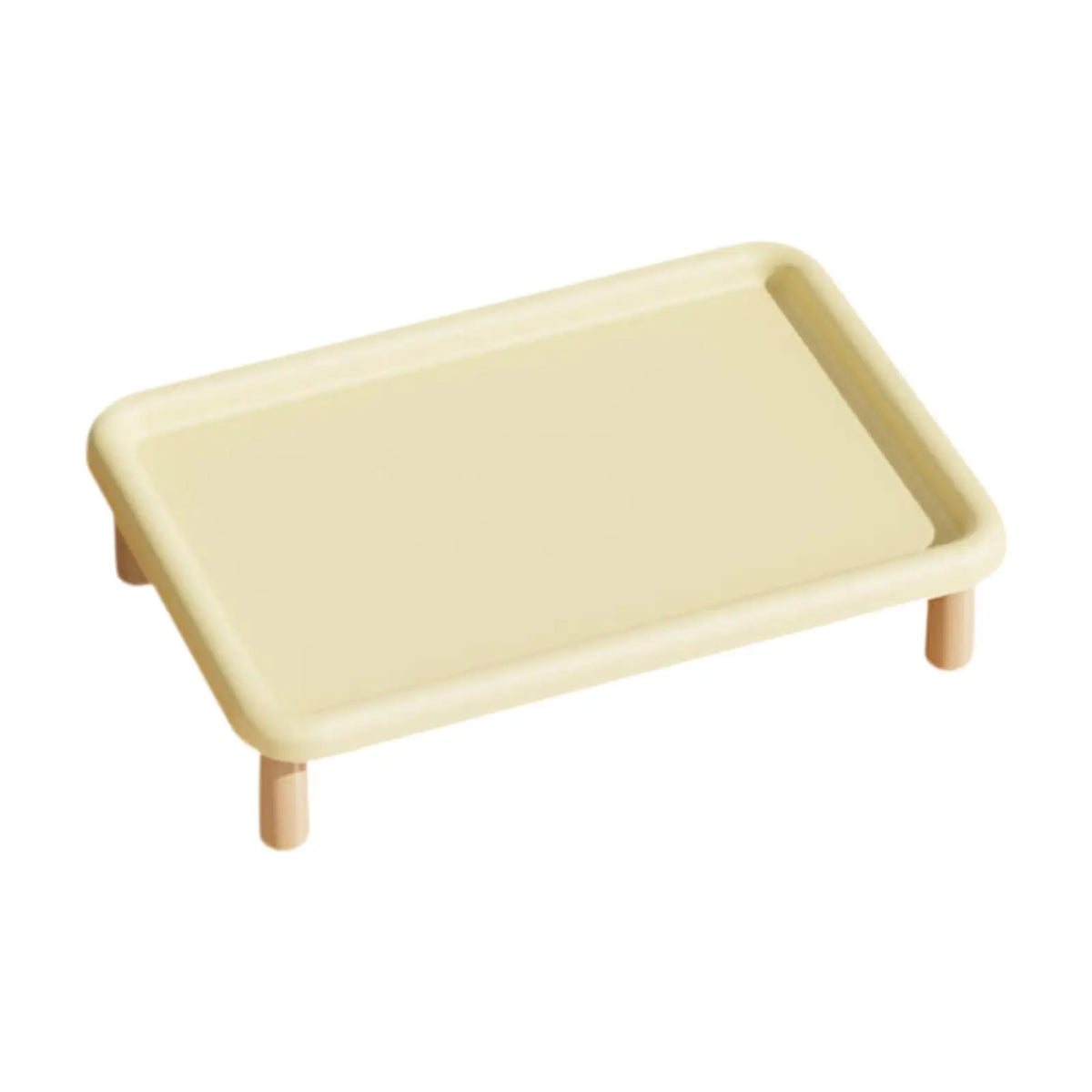 Wood Elevated Cat Food Bowl Platform Portable for Automatic Pet – 4 Colors