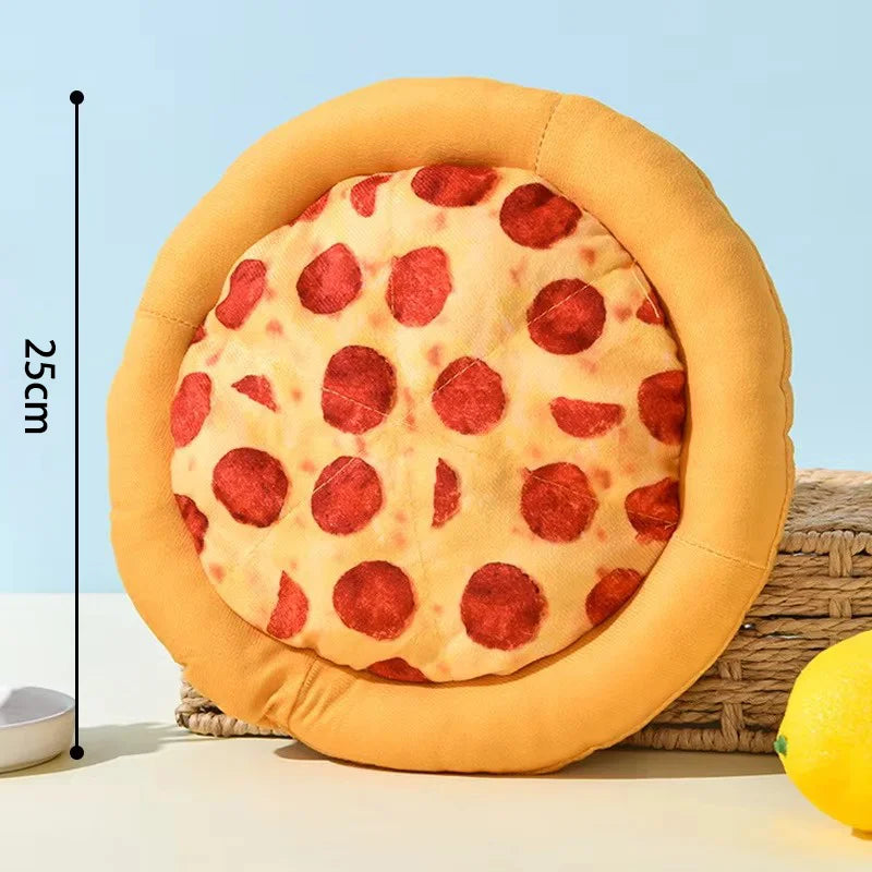 Durable Eco Friendly Plush Pizza Pet Toy - MyPetDollar.com
