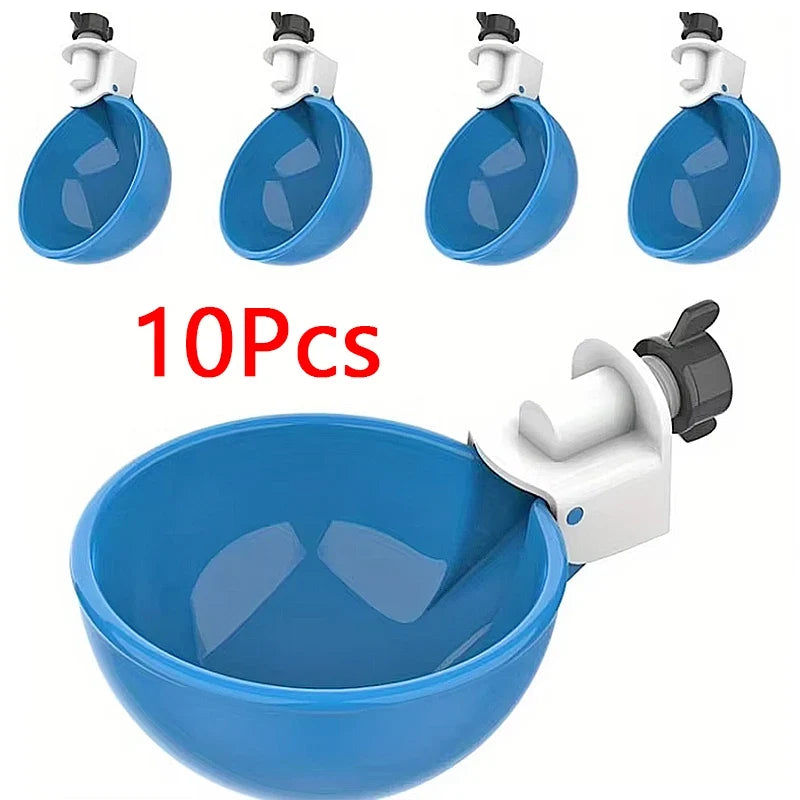 5 Automatic Drinking Bowl Chicken Drinker Hanging Water Cup – 2 Colors