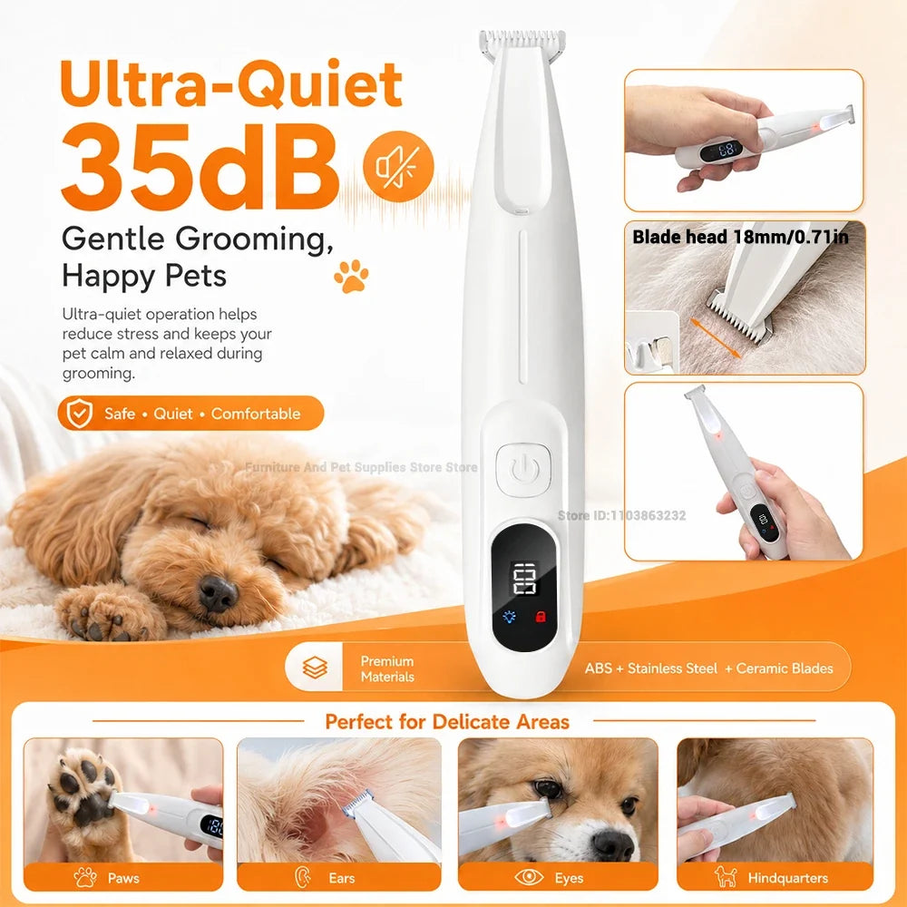 Pet Dog Electric Beauty Trimmer Waterproof - MyPetDollar.com