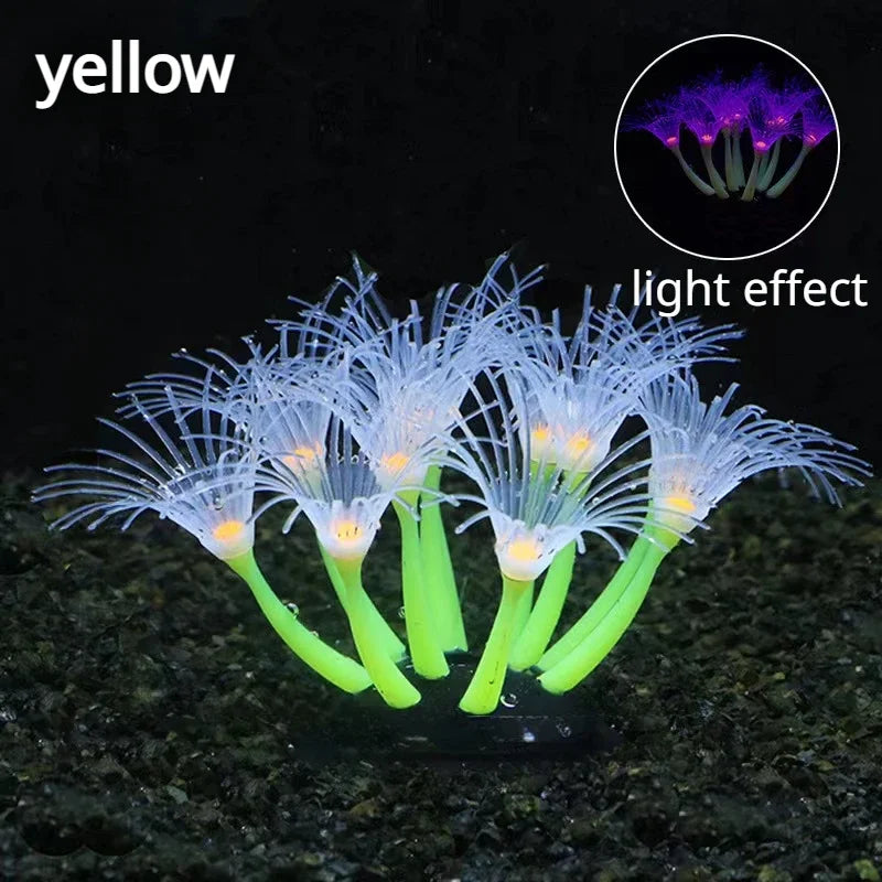 Simulation Silicone Coral Fish Tank – Aquarium Supplies