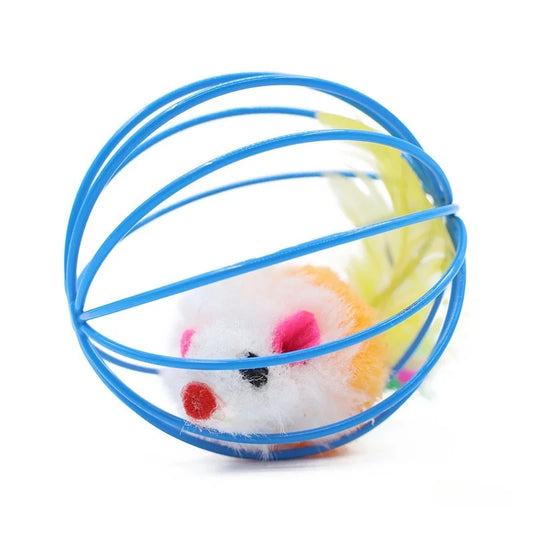 1Pcs Cat Toys Colorful Feathers Colorful - MyPetDollar.com