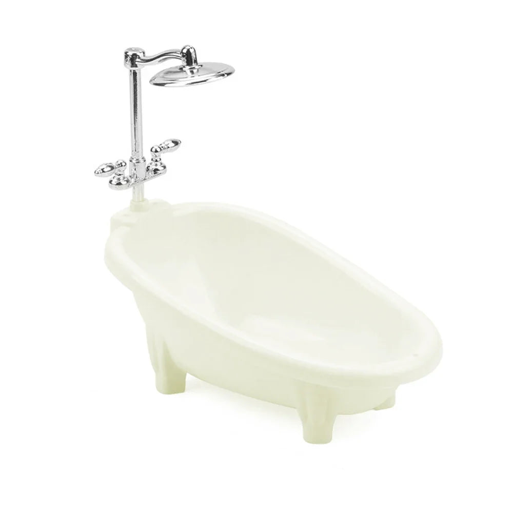 Miniature Pet Bathtub Simulation Shower Toy – 2 Colors